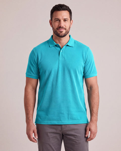 Clear Cut Polo - Sky Blue