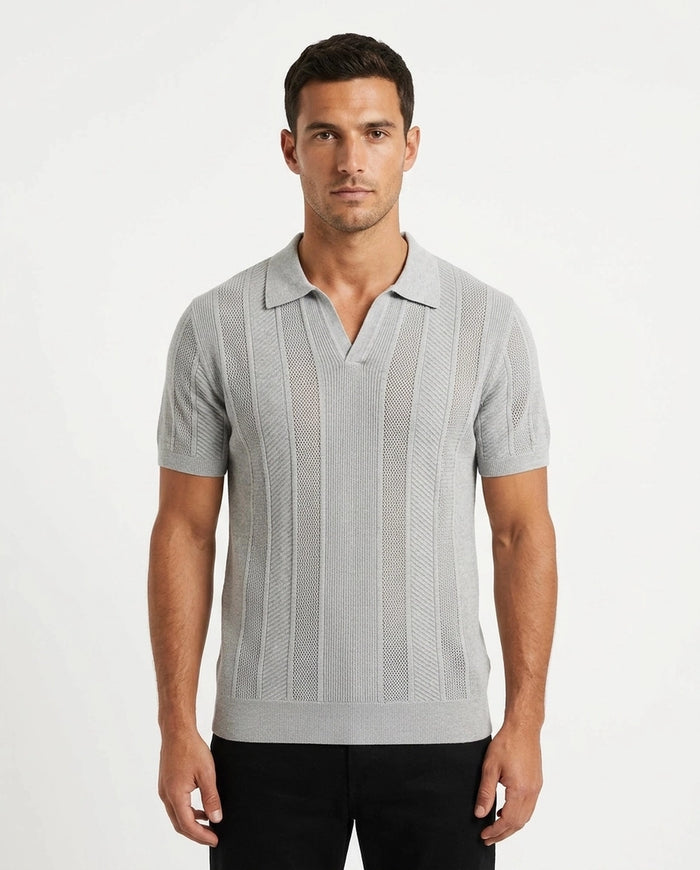 SQUALO KNIT POLO D26073