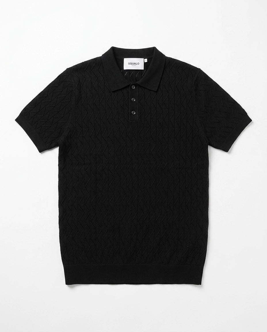 SQUALO KNIT POLO D26026
