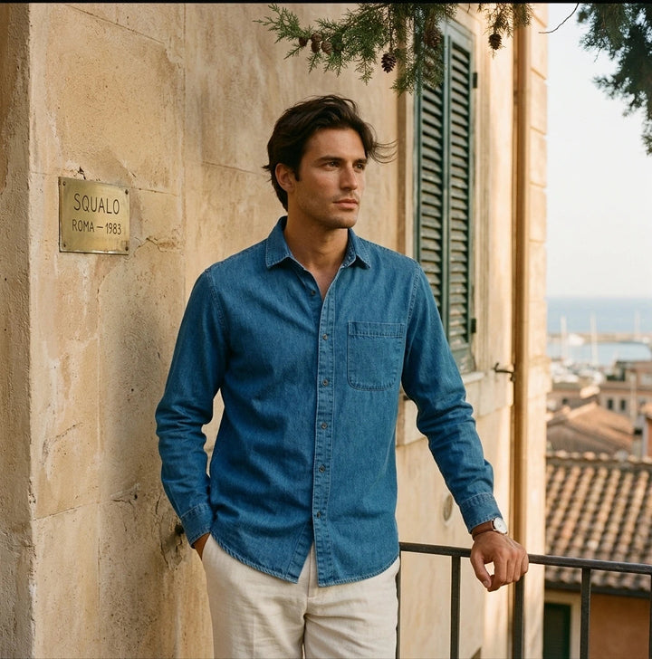 SQUALO DENIM LS SHIRT