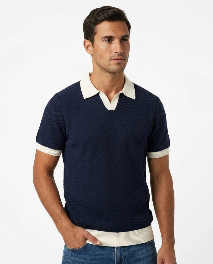 SQUALO KNIT POLO R86136