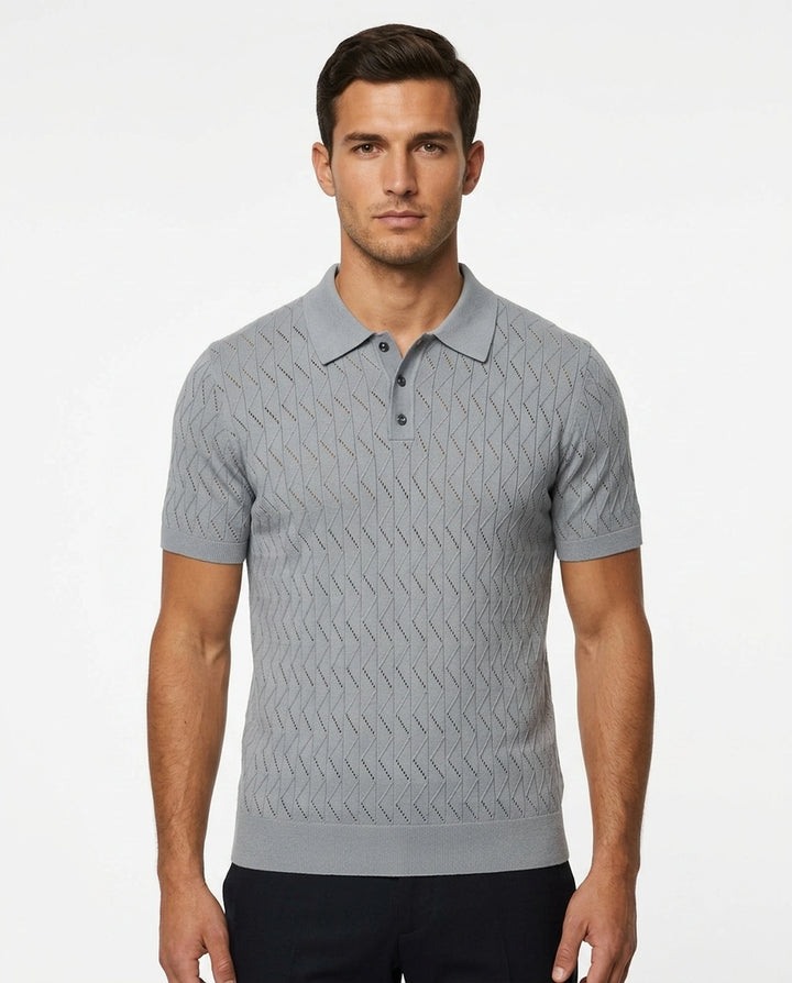 SQUALO KNIT POLO D26026