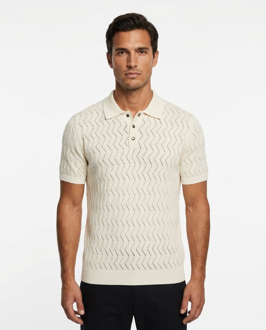 SQUALO KNIT POLO D26026