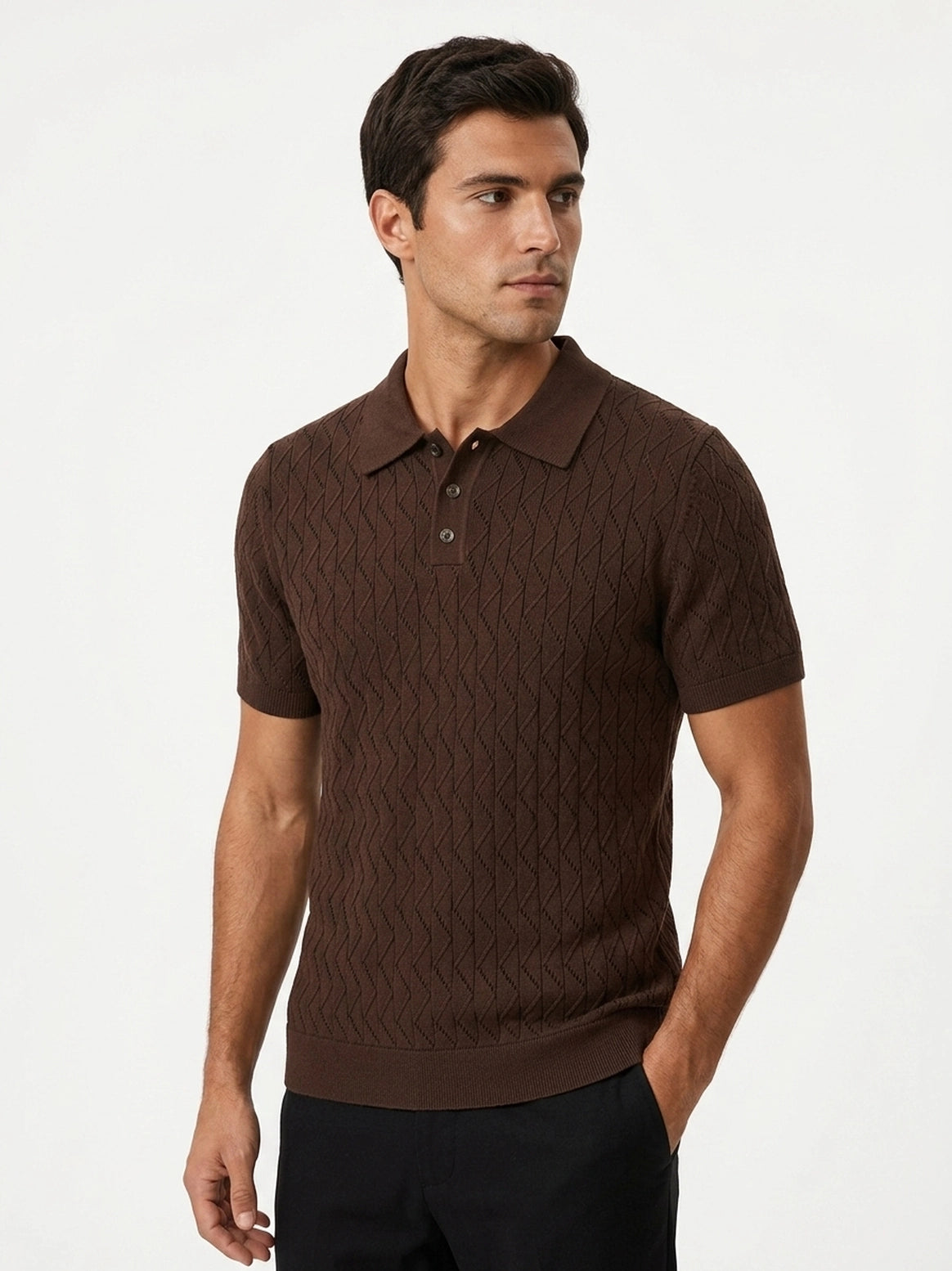 SQUALO KNIT POLO D26026
