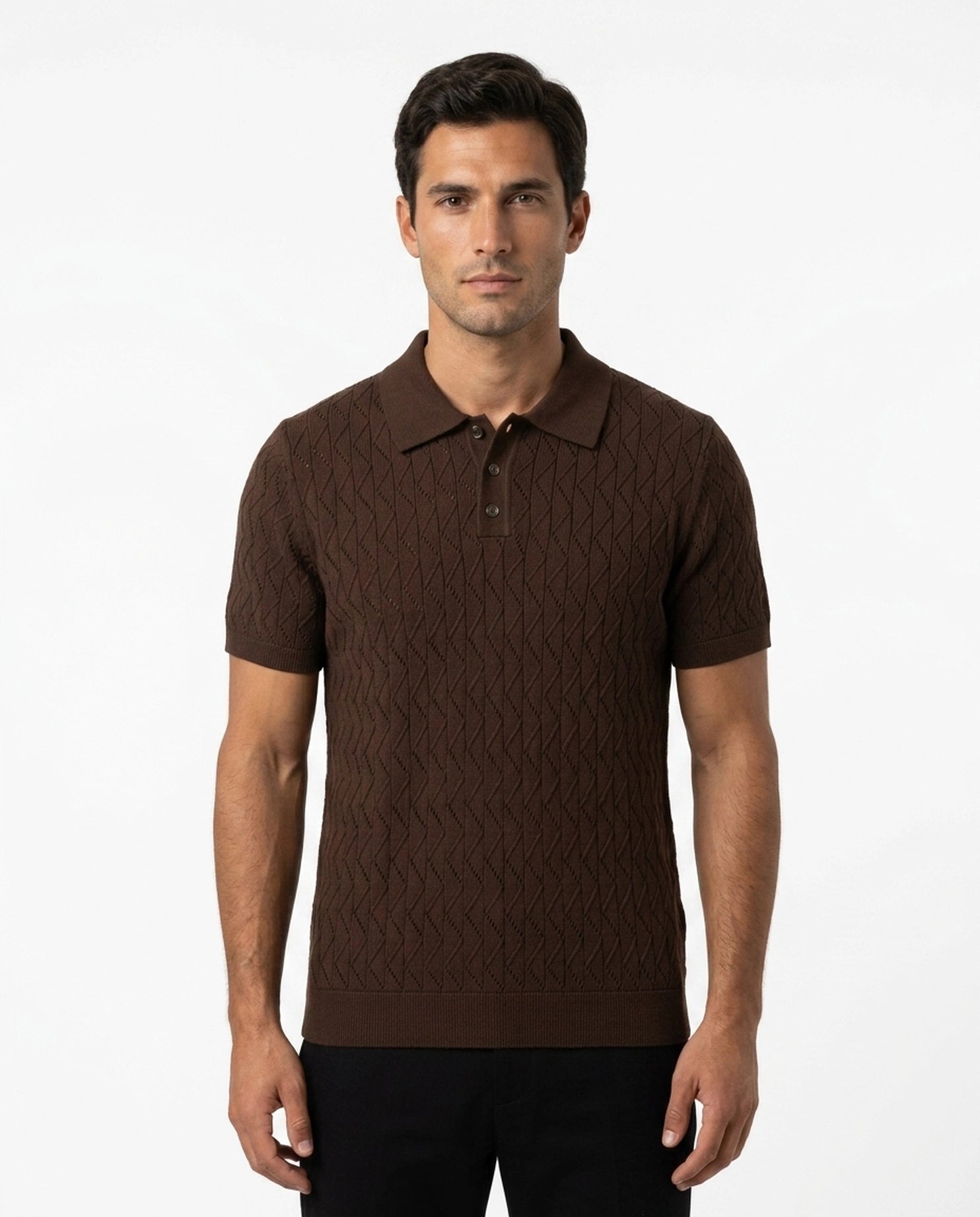 SQUALO KNIT POLO D26026