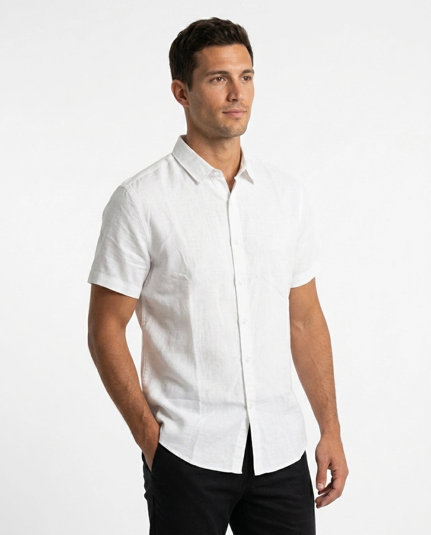 SQUALO LINEN SS SHIRT