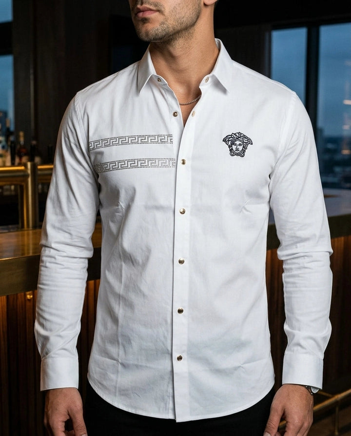 FELAGIC SEQUIN LS SHIRT A2351 white