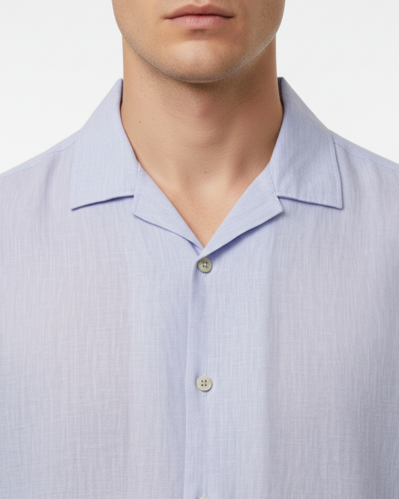 LINEN SHORT SLEEVE PLAIN SHIRTS