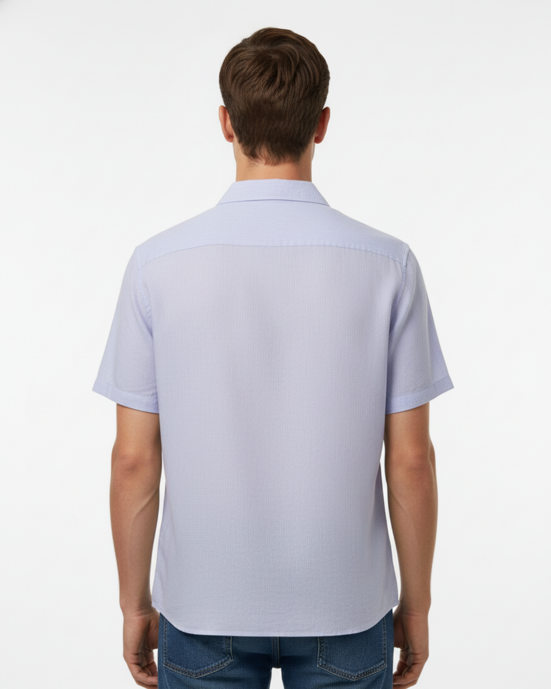 LINEN SHORT SLEEVE PLAIN SHIRTS