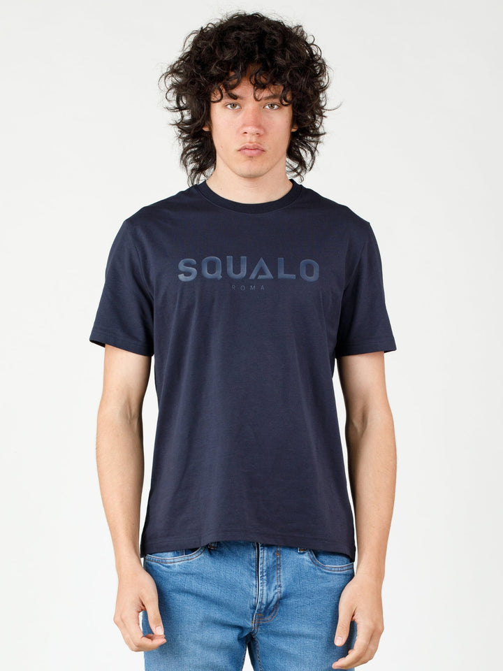 Squalo Relaxed Tee - Blue