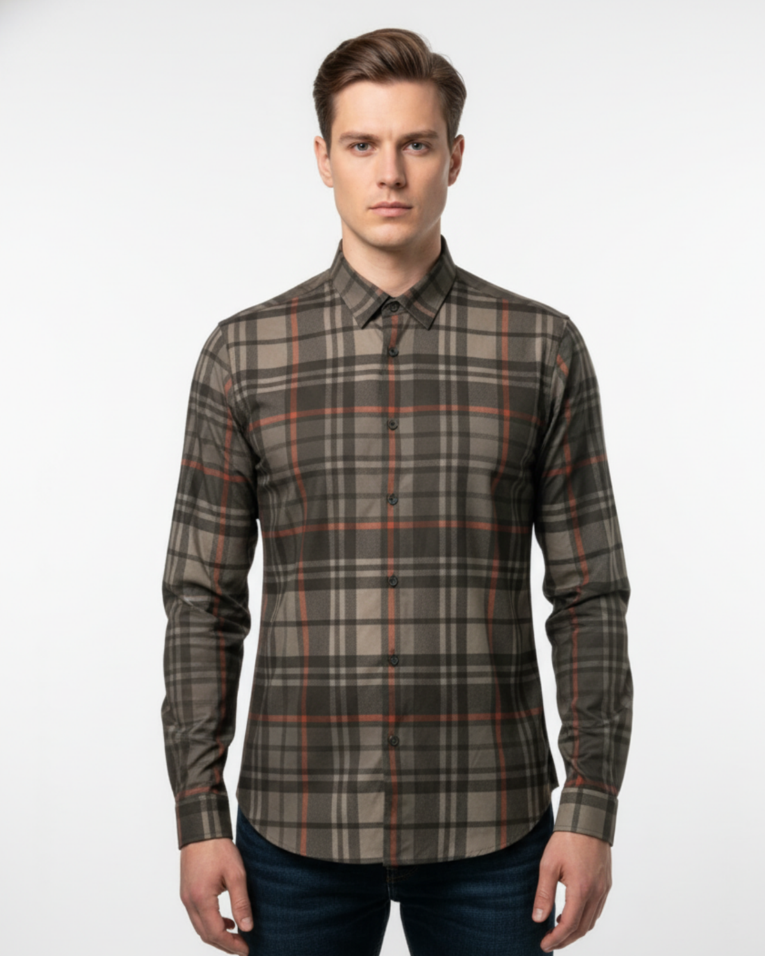 PLAID DESIGN SHIRTS