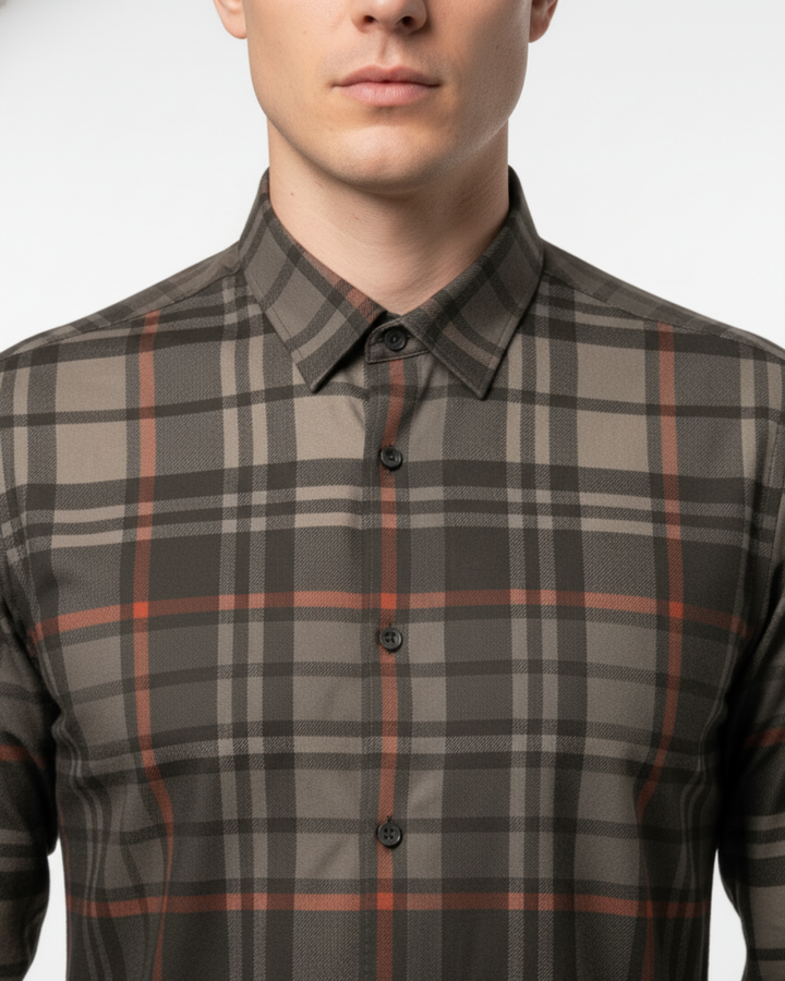 PLAID DESIGN SHIRTS