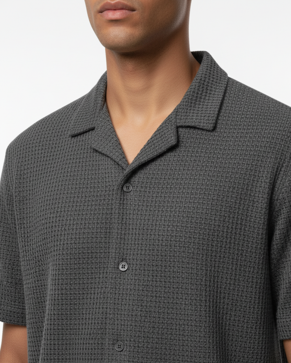 KNITTED HALF SLEEVE SHIRTS