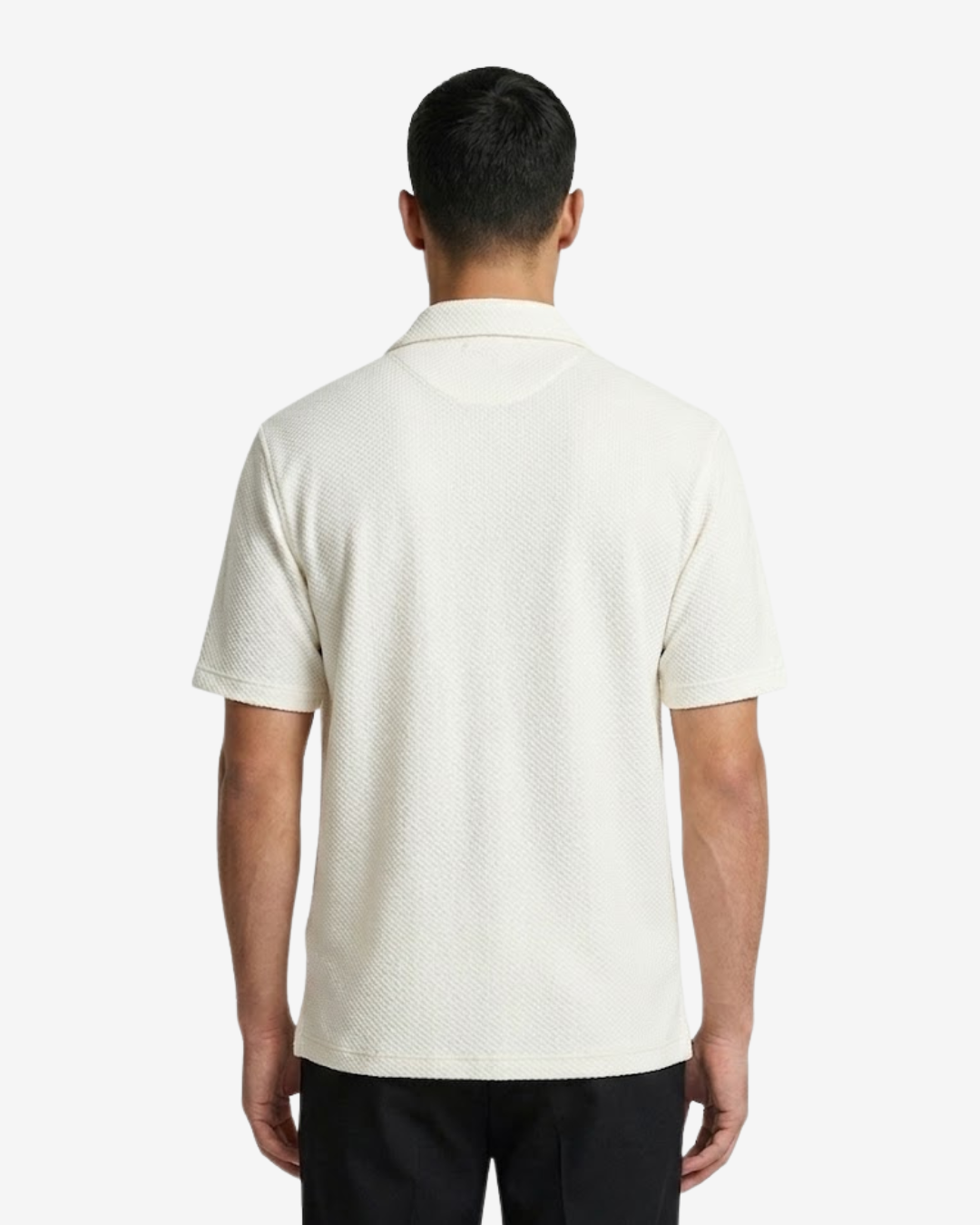 CUBAN COLLAR SHORT SLEEVE SHIRT