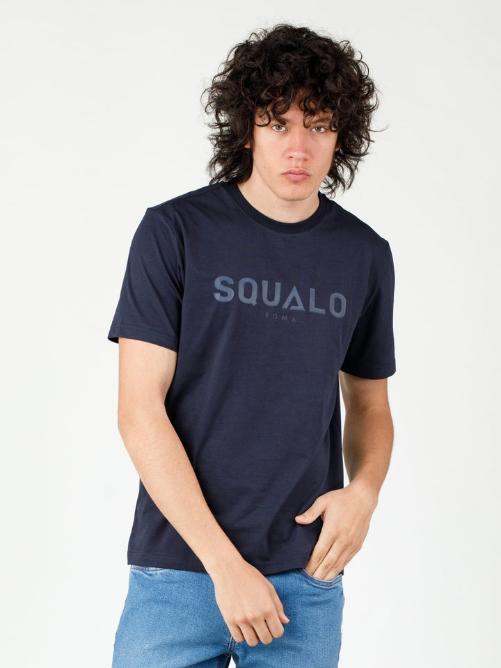 Squalo Relaxed Tee - Blue