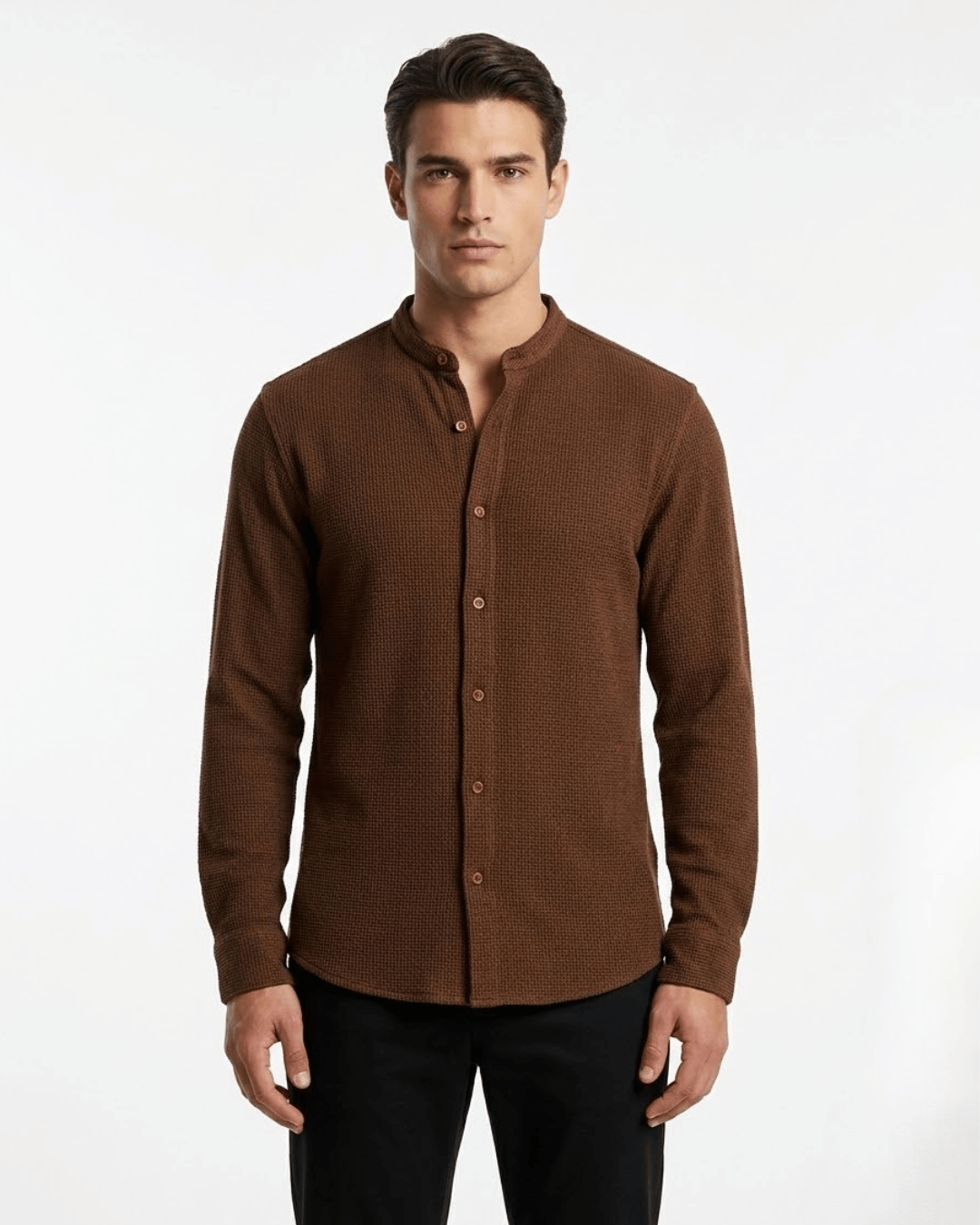 LINEN BLEND LS SHIRT 1078