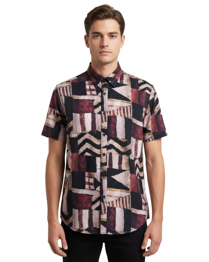 STALIO PRINTED SHORT SLEEVE SHIRT 013