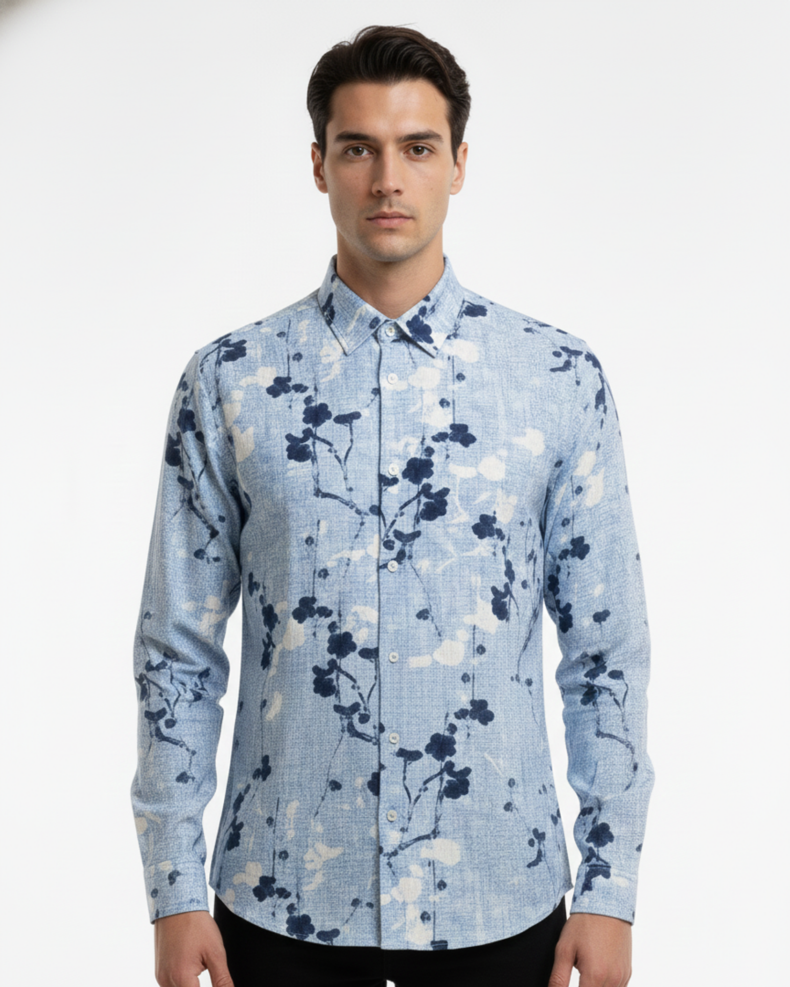 FOMO DIGITAL PRINT LONG SLEEVE SHIRT