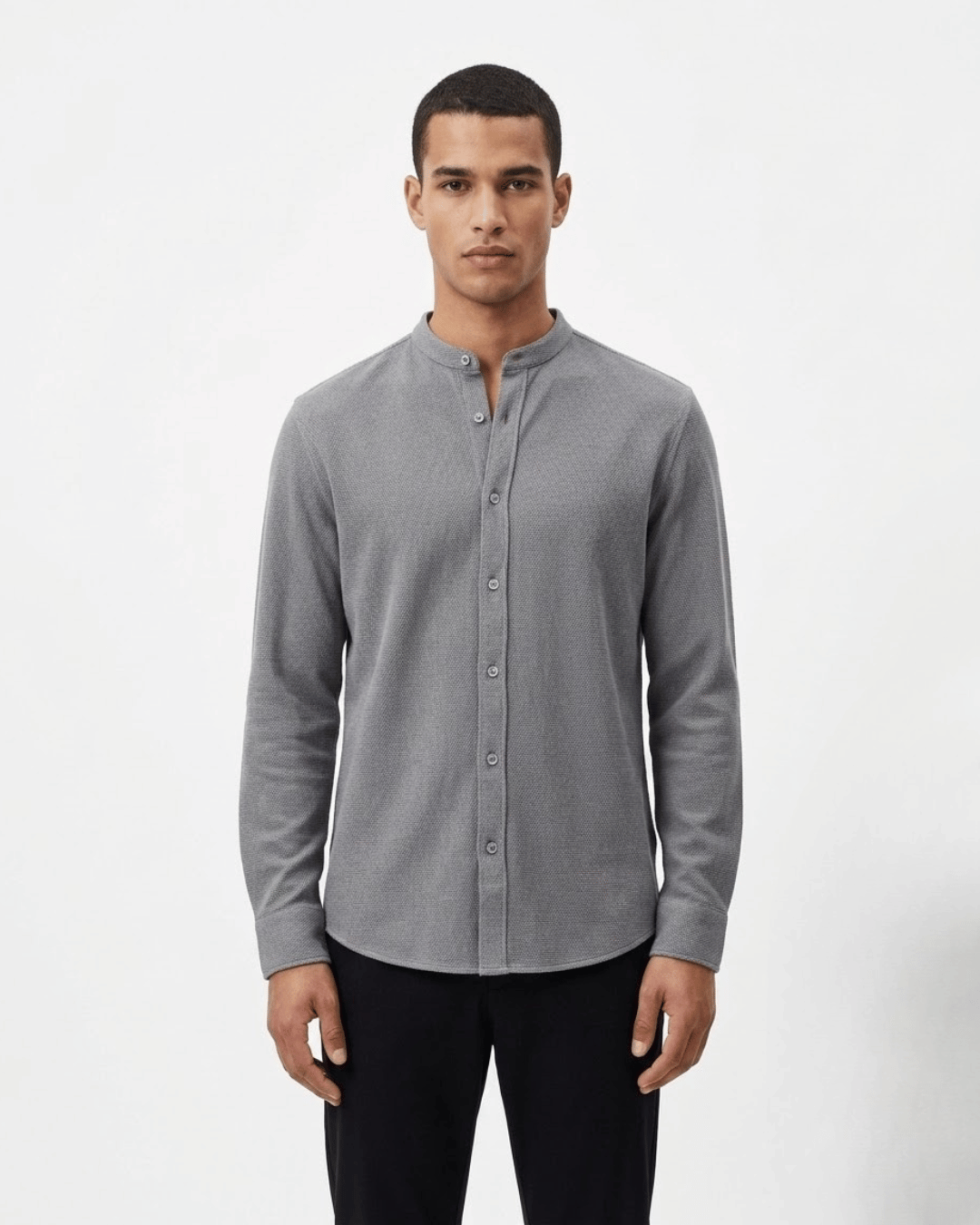 LINEN BLEND LS SHIRT 1078