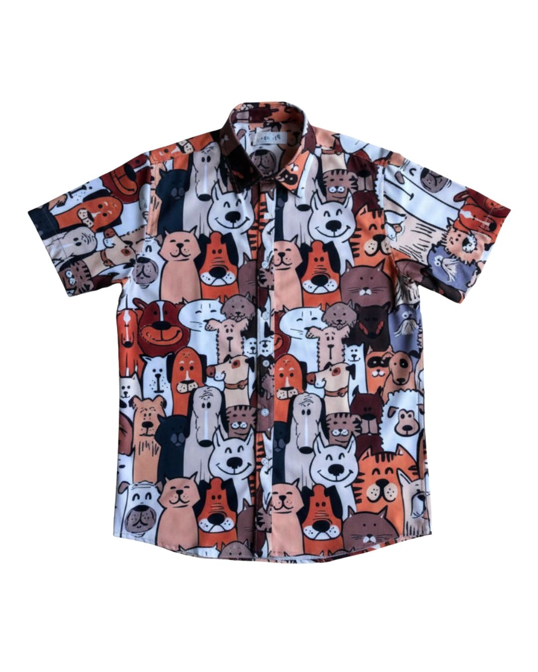 Stalio Print Shirt - Orange
