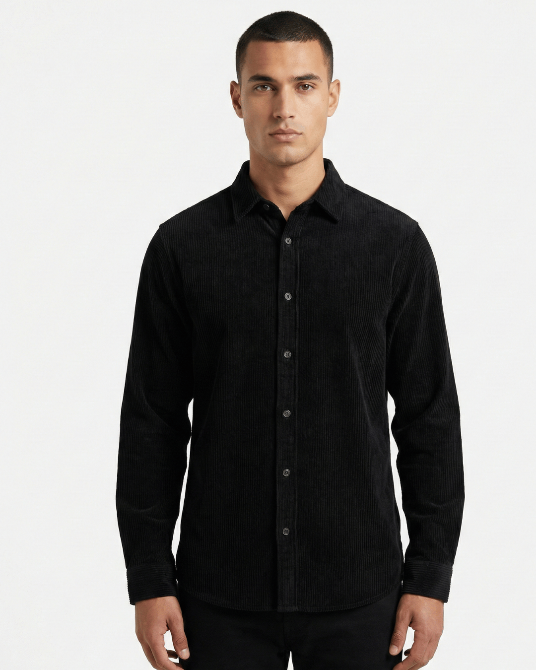 Casual Corduroy Long Sleeve Shirt