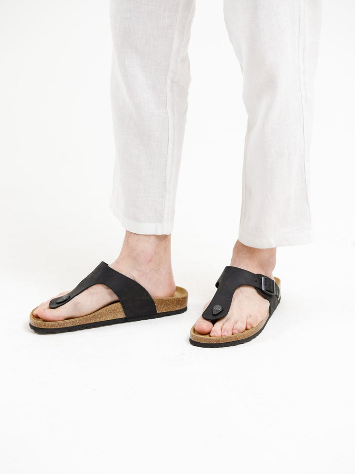 Squalo Sorrento Sandal - Black
