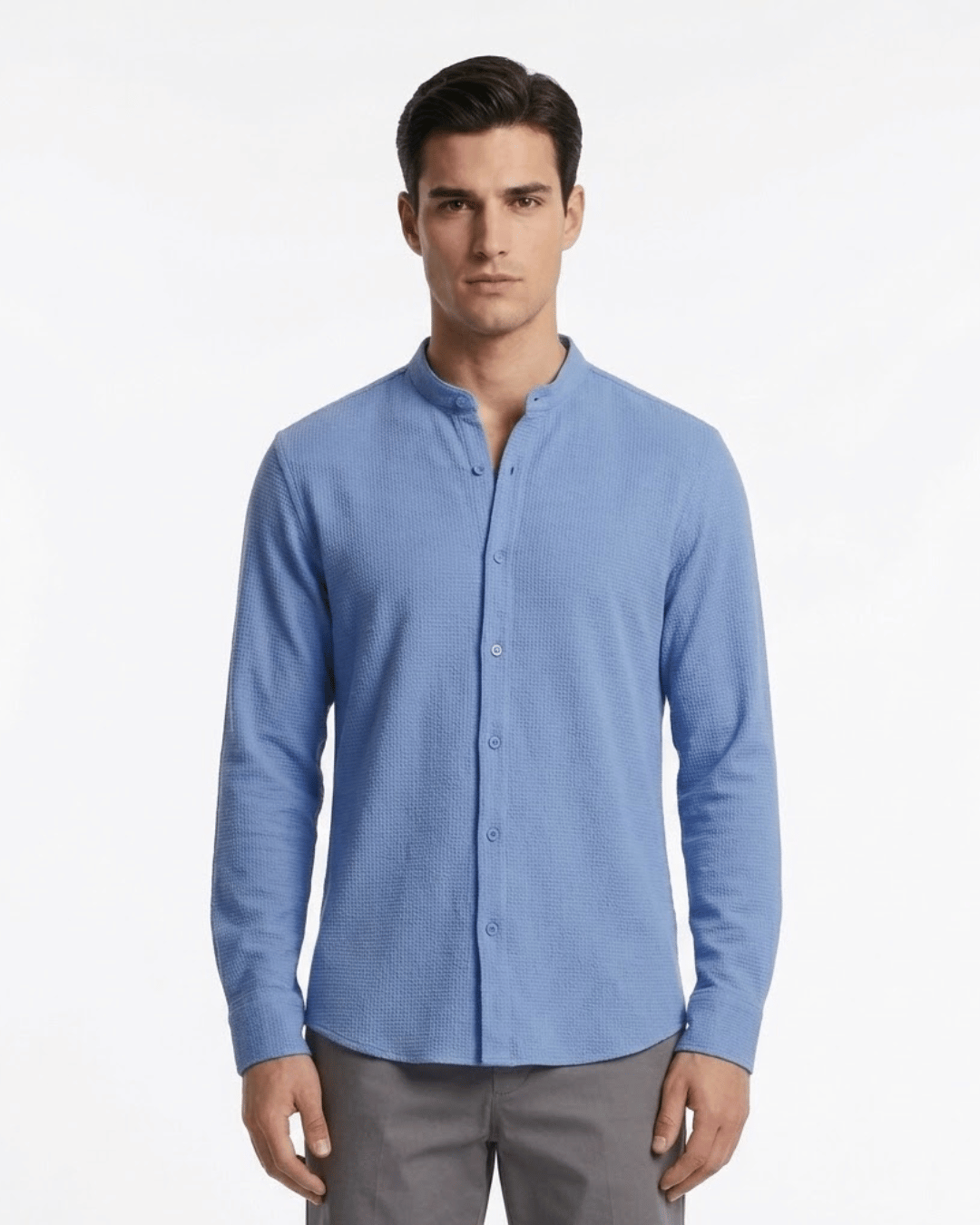 LINEN BLEND LS SHIRT 1078