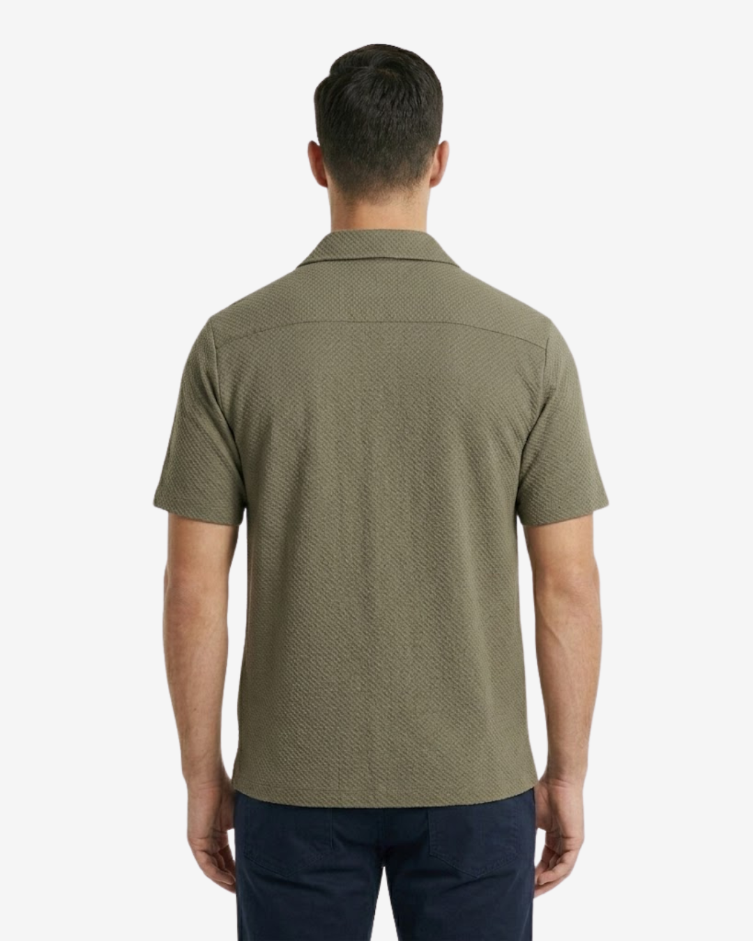CUBAN COLLAR SHORT SLEEVE SHIRT