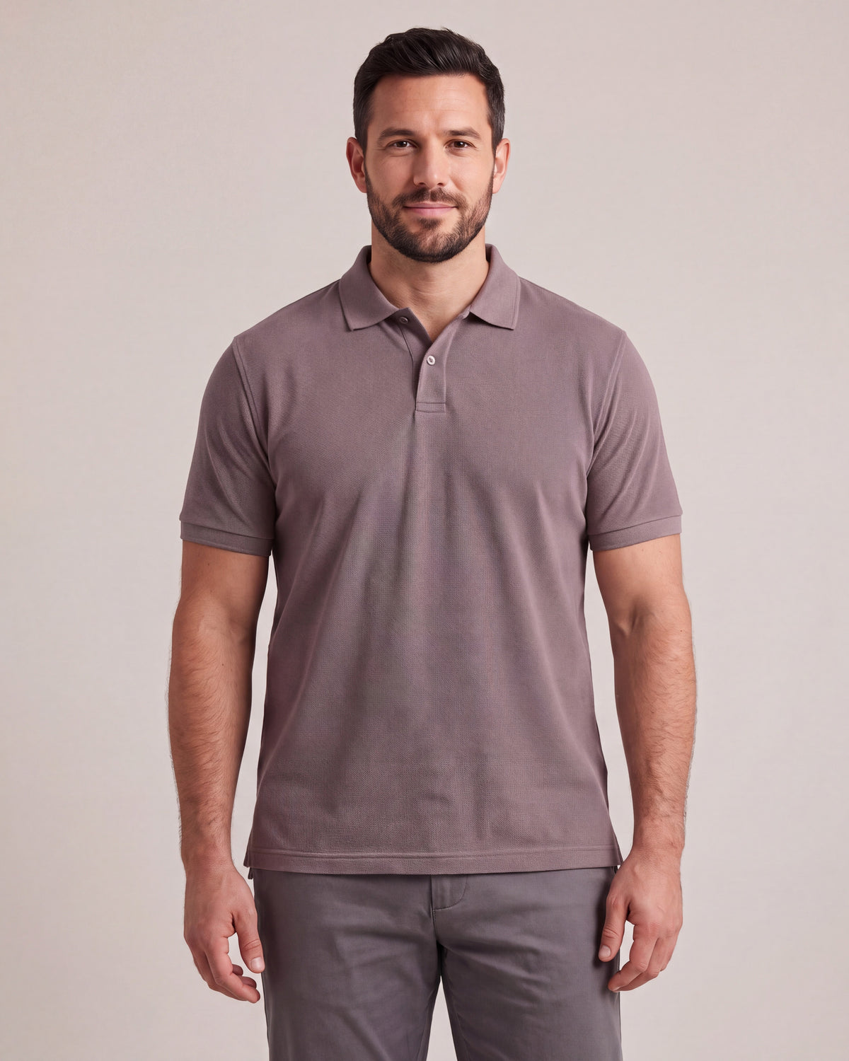 Clear Cut Polo - Plaster Brown