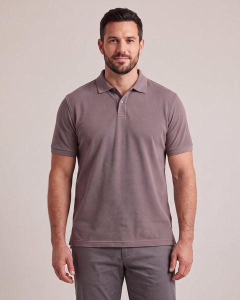 Clear Cut Polo - Plaster Brown