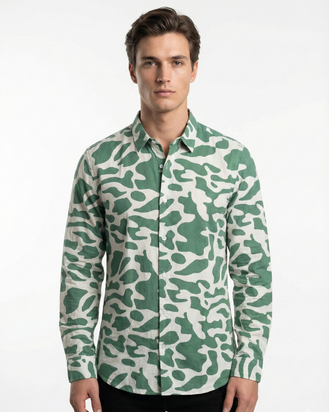 FOMO DIGITAL PRINT LONG SLEEVE SHIRT