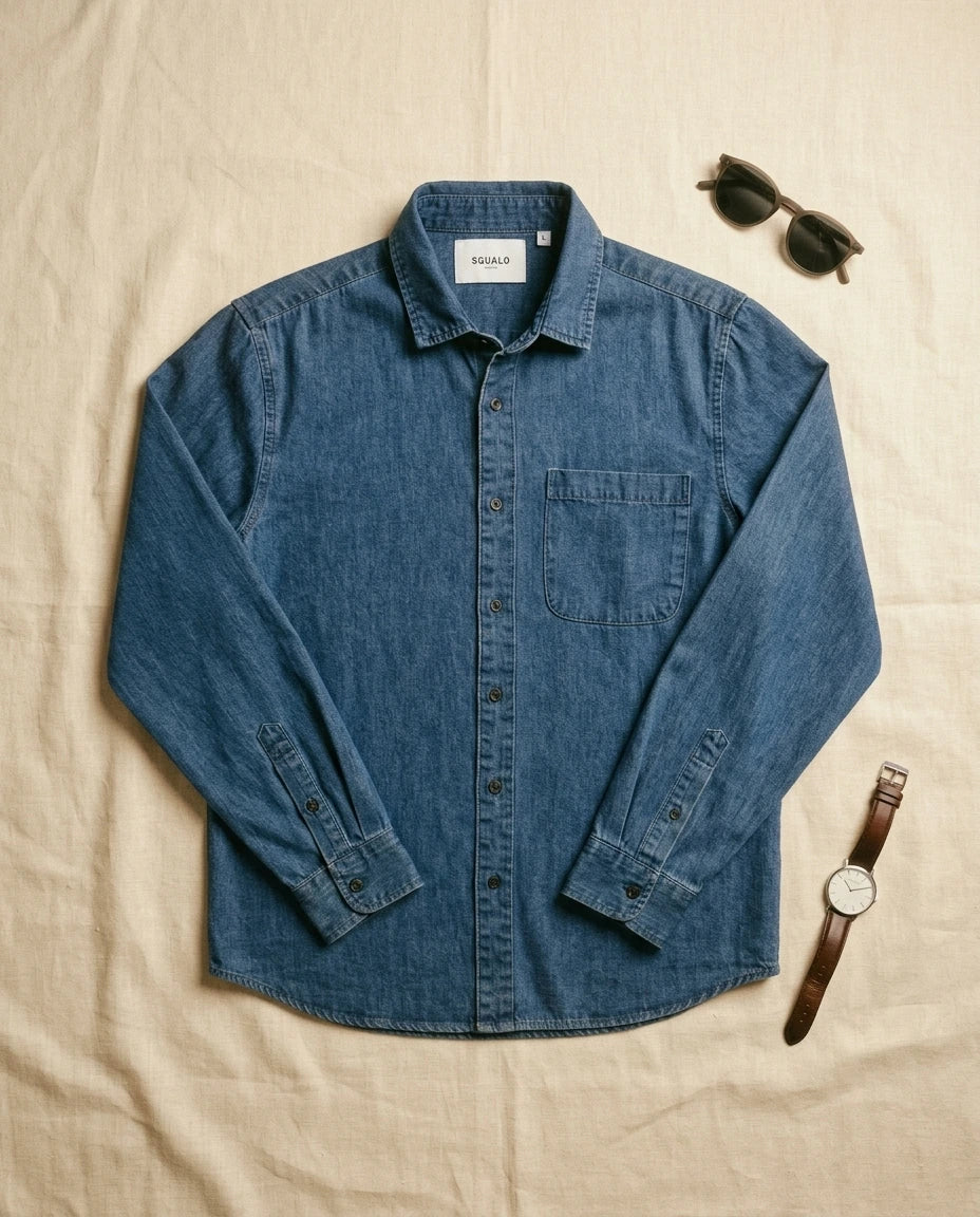 SQUALO DENIM LS SHIRT