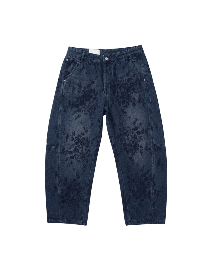 Embroided Baggy Denim C263