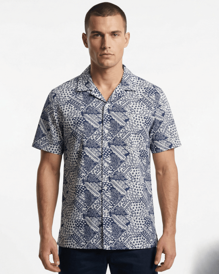 DESIGUAL PRINTED SS SHIRT