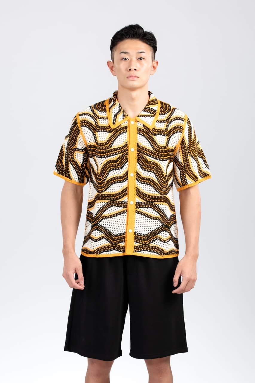 Knit Shirt - Tramonto Mare
