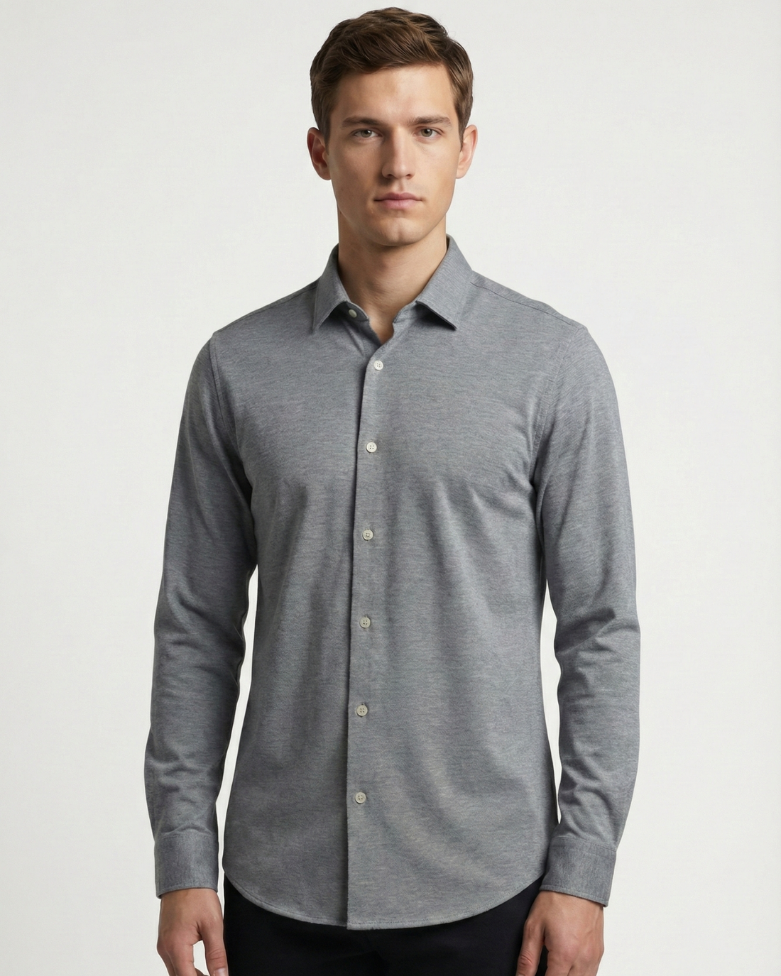 OXFORD KNITTED LYCRA SHIRTS