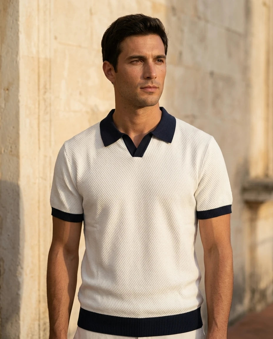 SQUALO KNIT POLO R86136