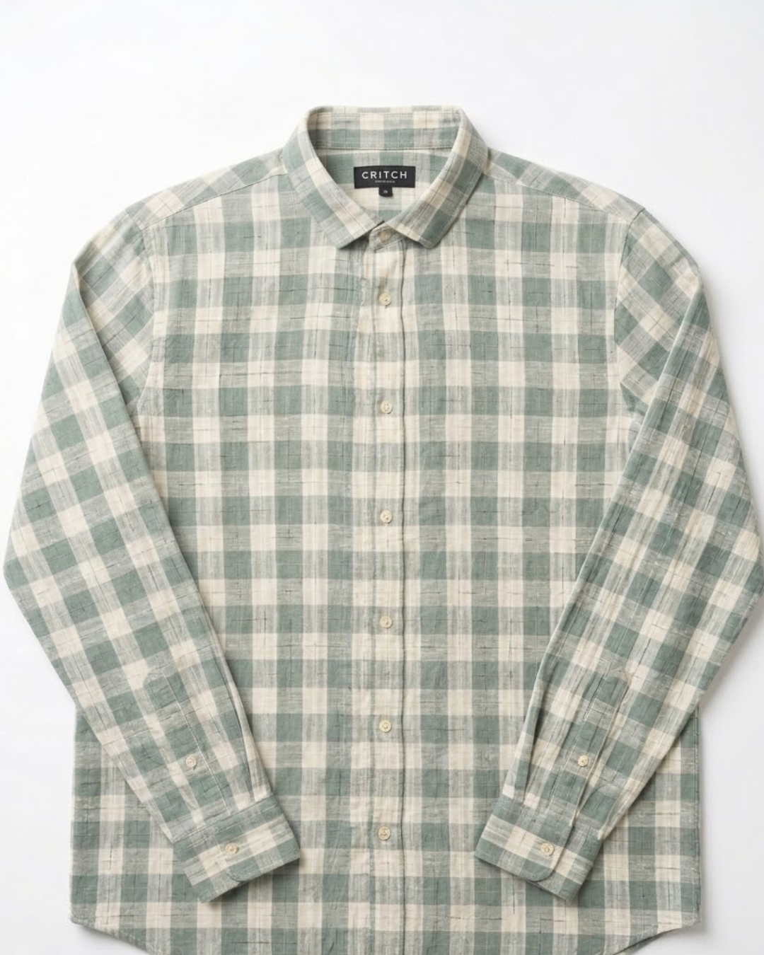 COTTON CHECK LS SHIRT 4553