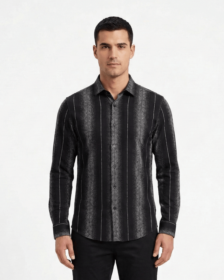 PREMIUM STRIPE LS SHIRT 4687