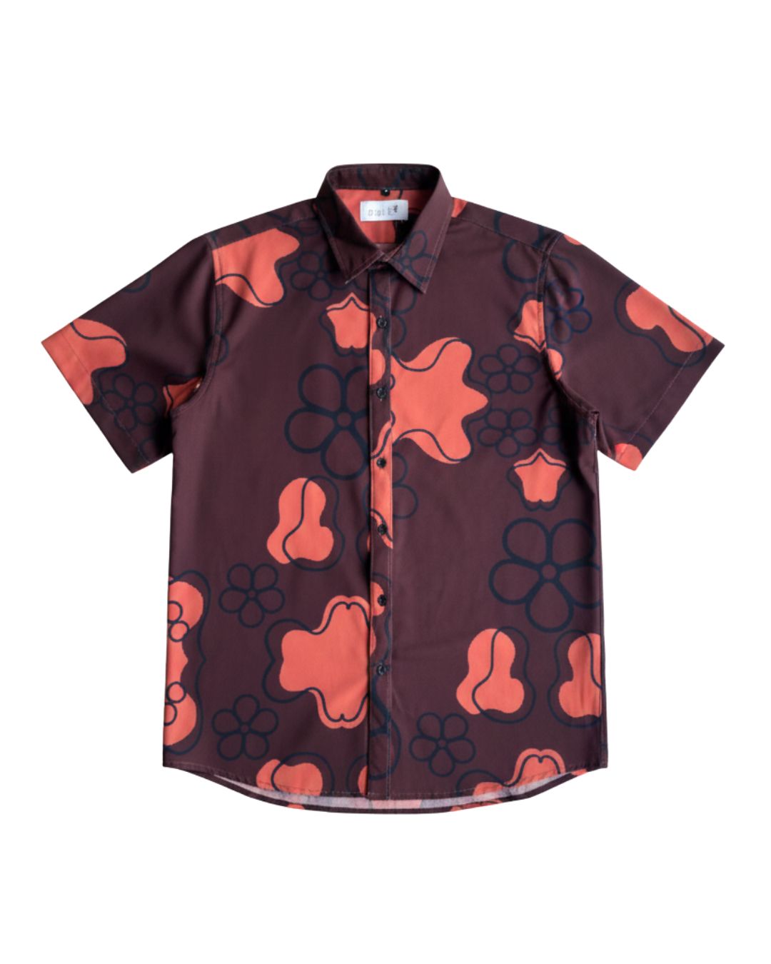 Stalio Print Shirt - Brown 02