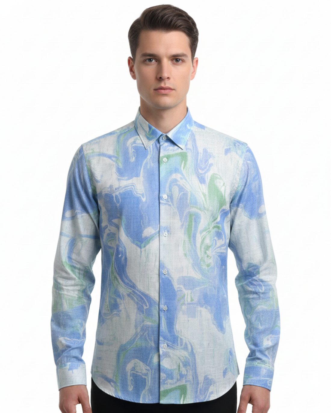 FOMO DIGITAL PRINT LONG SLEEVE SHIRT