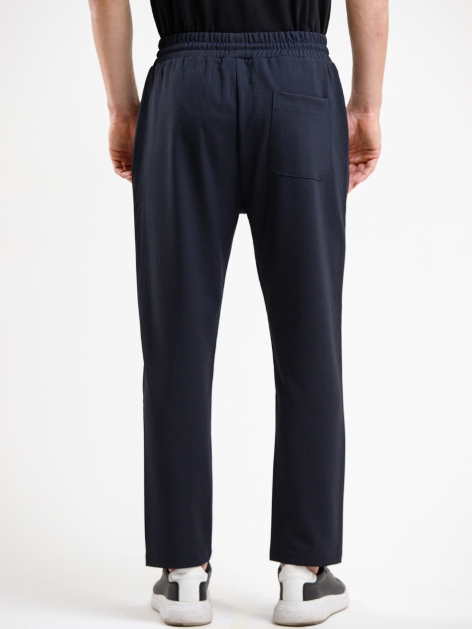 Tapered High Waist Stretch Trouser