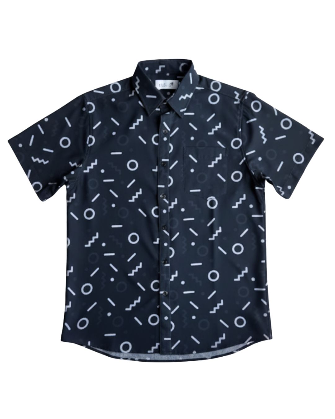Stalio Print Shirt - Black 01