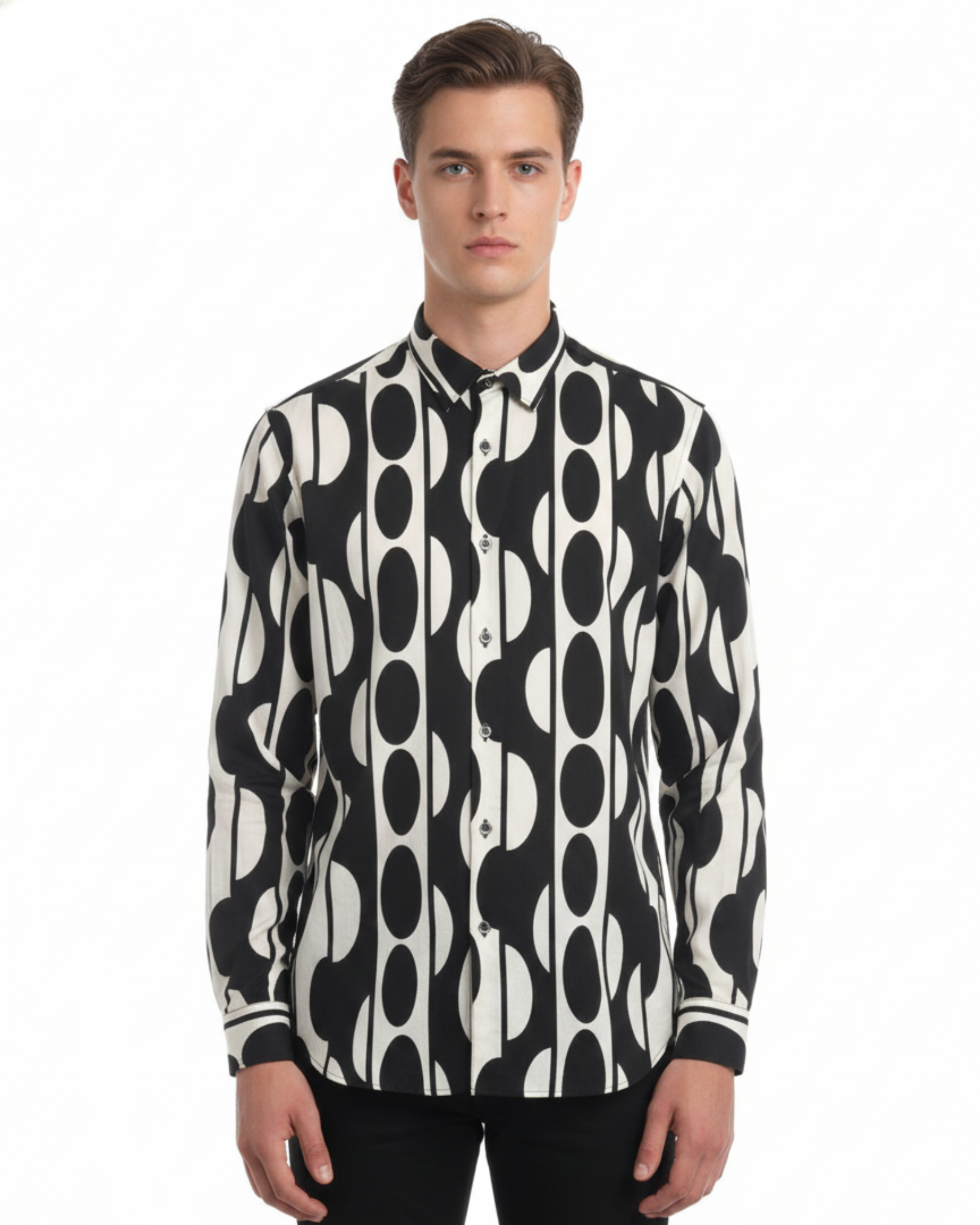 FOMO DIGITAL PRINT LONG SLEEVE SHIRT