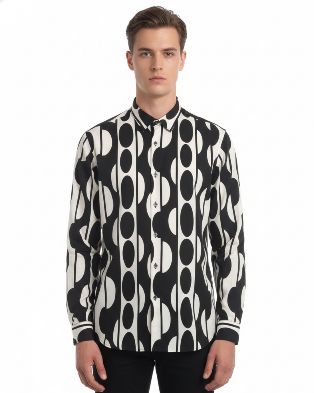 FOMO DIGITAL PRINT LONG SLEEVE SHIRT