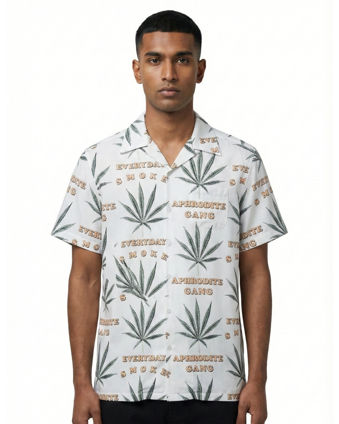 SATIN CAMP COLLAR SHIRT 189