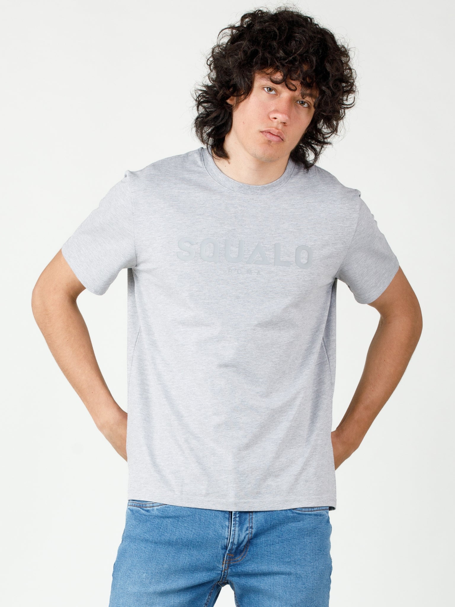 Squalo Relaxed Tee - Grey