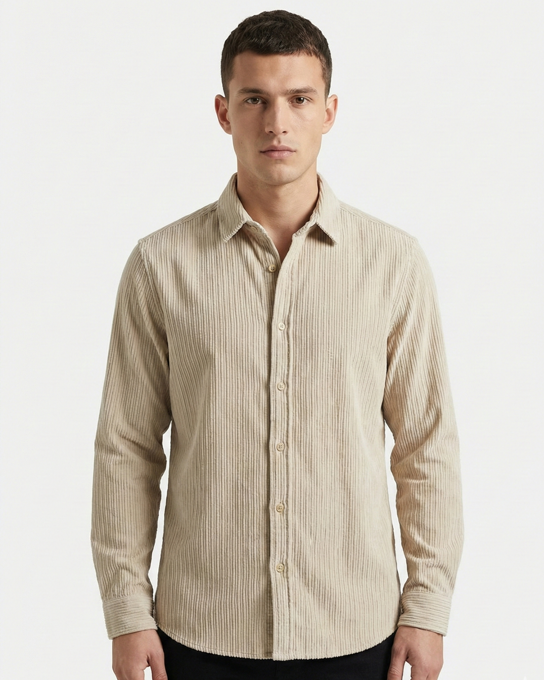CASUAL CORDUROY LS SHIRT
