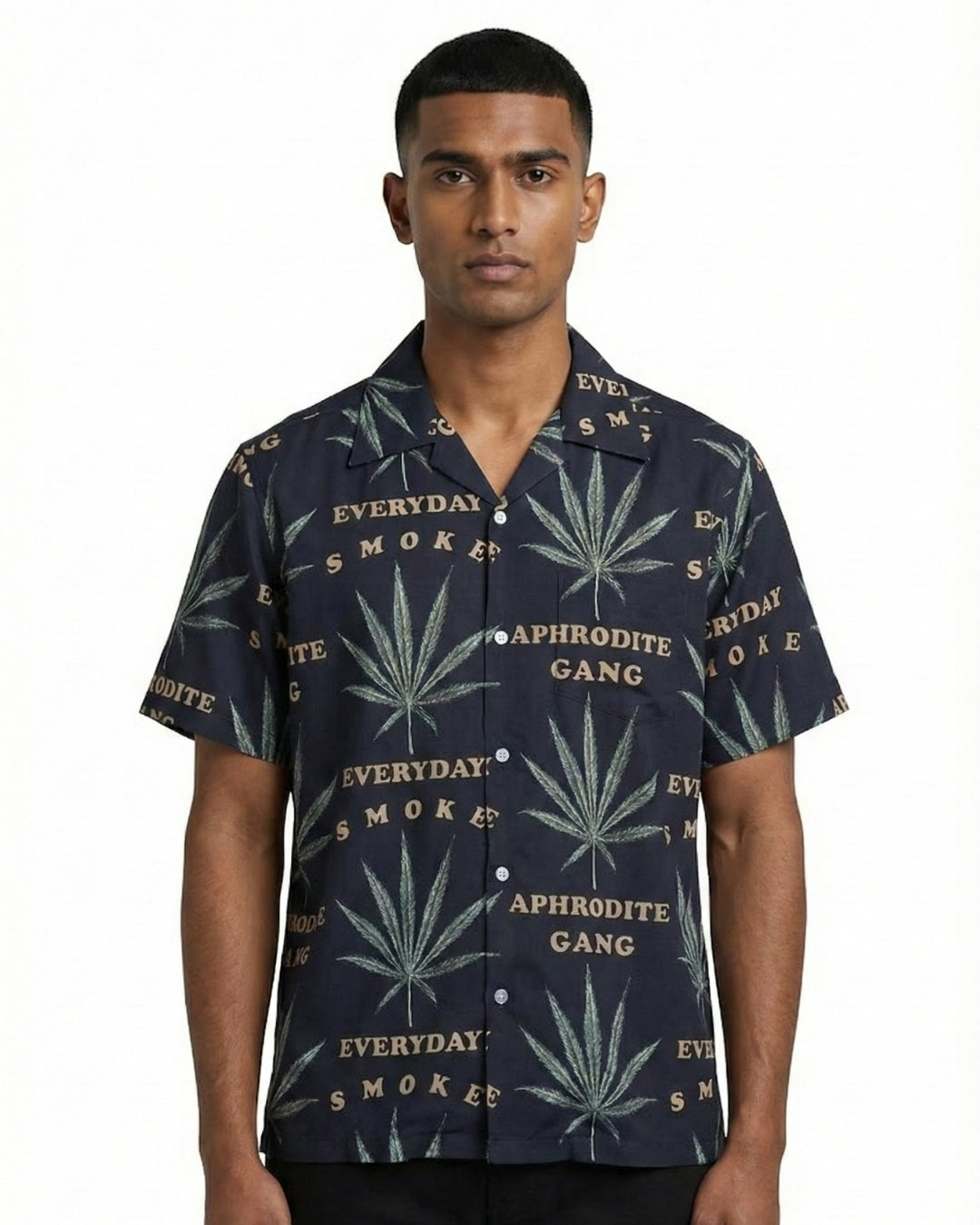 SATIN CAMP COLLAR SHIRT 189