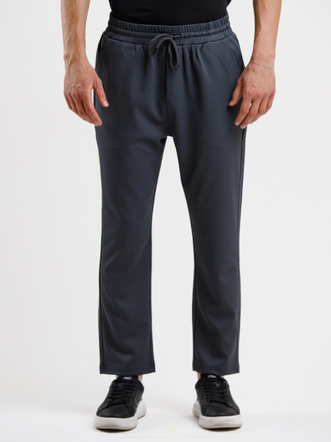 Tapered High Waist Stretch Trouser